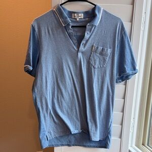 Ben Sherman Blue Polo Shirt with Chest Pocket